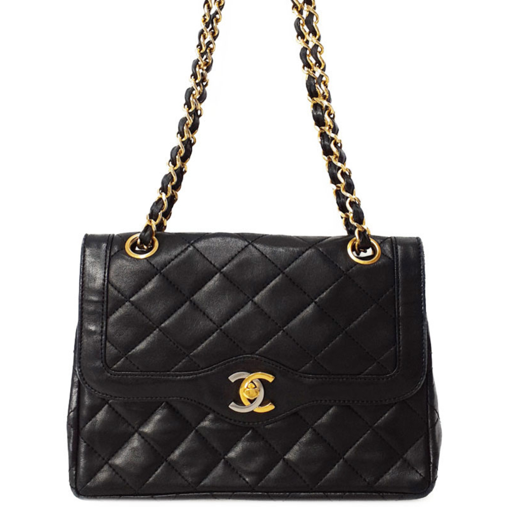 Chanel Matelasse Chain Shoulder Bag Lambskin